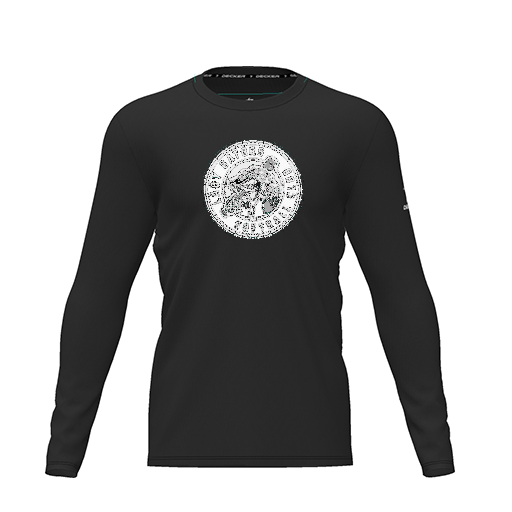[FTLCDFBK-YXS-LOGO3] Dri Fit Performance T-Shirt (Youth XS, Black, Logo 3, Long Sleeve)