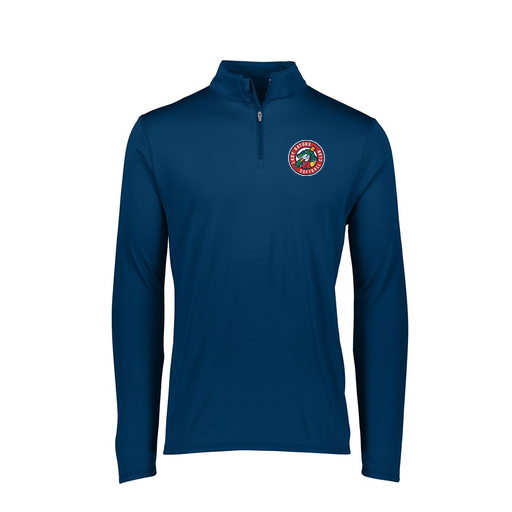 [FTLQFLNV-FAXS-LOGO3] Decker Women's Flex-Lite 1/4 Zip Shirt (Female Adult XS, Navy, Logo 3)