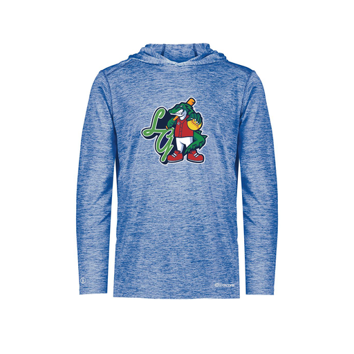 [FOLHCGRY-YS-LOGO2] Decker Youth Charge Hoodie (Youth S, Royal, Logo 2)