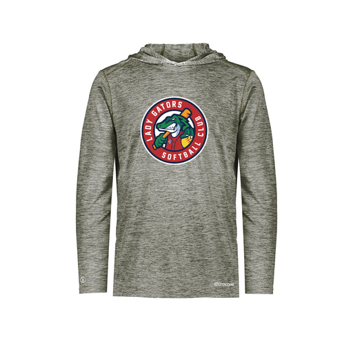 [FOLHCGGY-YS-LOGO3] Decker Youth Charge Hoodie (Youth S, Gray, Logo 3)