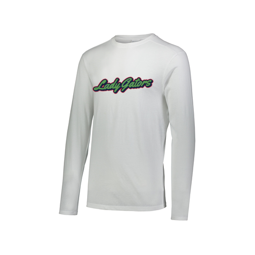 [FTLCUBWH-AXS-LOGO1] Decker Men's Tri-Blend T-Shirt - Long Sleeve (Adult XS, White, Logo 1)