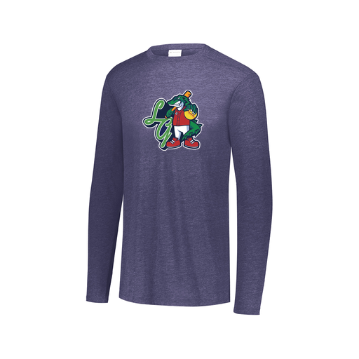 [3075.U22.XS-LOGO2] Men's LS Ultra-blend T-Shirt (Adult XS, Navy, Logo 2)