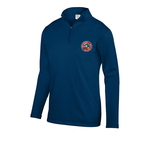 [DFW-FFQZ-NVY-AS-LOGO3] Decker Men's FlexFleece 1/4 Zip (Adult S, Navy, Logo 3)
