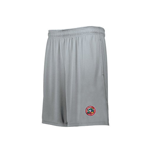 [229511.099.XS-LOGO3] Decker Men's Swift Short (Adult XS, Silver, Logo 3)