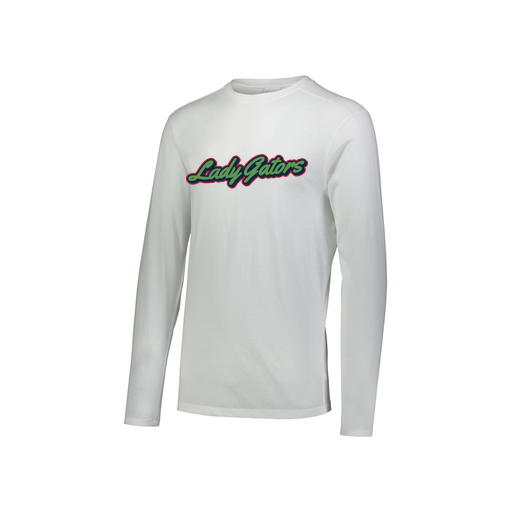 [FTLCUBWH-YS-LOGO1] Decker Youth Tri-Blend T-Shirt - Long Sleeve (Youth S, White, Logo 1)
