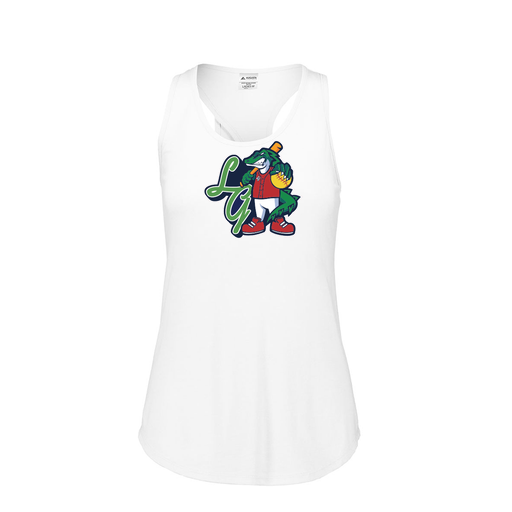 [3078.005.S-LOGO2] Ladies Tri Blend Tank Top (Female Adult S, White, Logo 2)