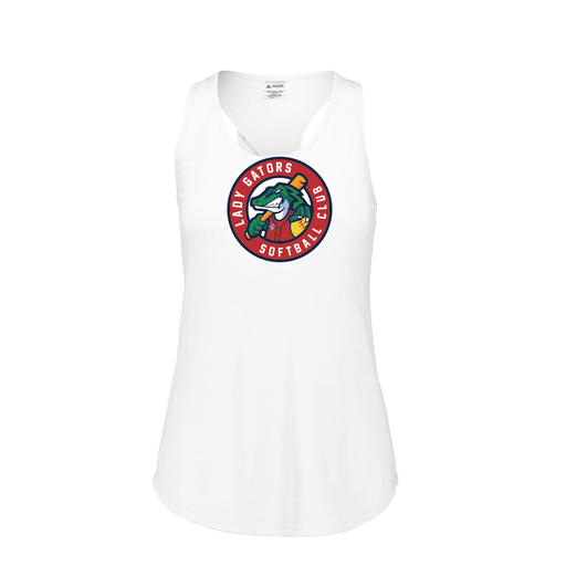 [3078.005.S-LOGO3] Ladies Tri Blend Tank Top (Female Adult S, White, Logo 3)