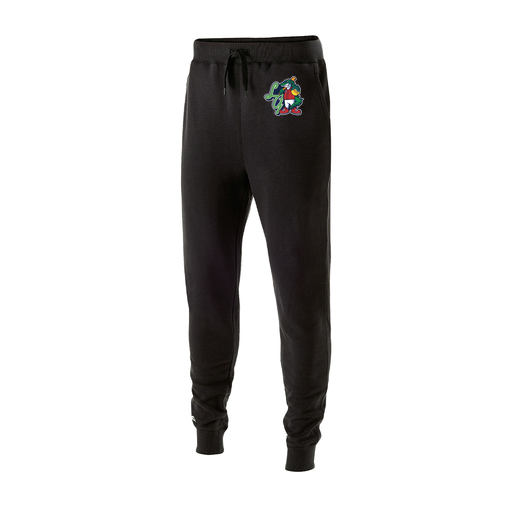 [229548.080.XS-LOGO2] Men's 60/40 Fleece Jogger (Adult XS, Black, Logo 2)