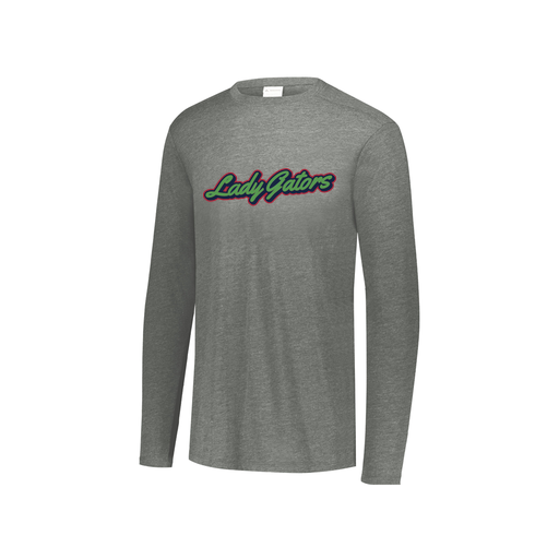 [3076.013.S-LOGO1] Youth LS Ultra-blend T-Shirt (Youth S, Gray, Logo 1)