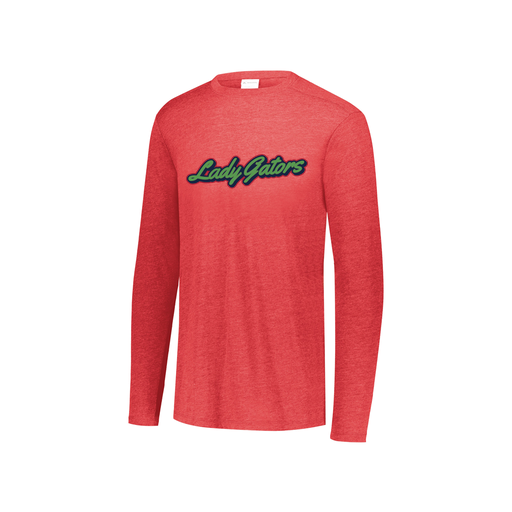 [3076.V96.S-LOGO1] Youth LS Ultra-blend T-Shirt (Youth S, Red, Logo 1)